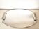 50s mirror tray, metal and glass