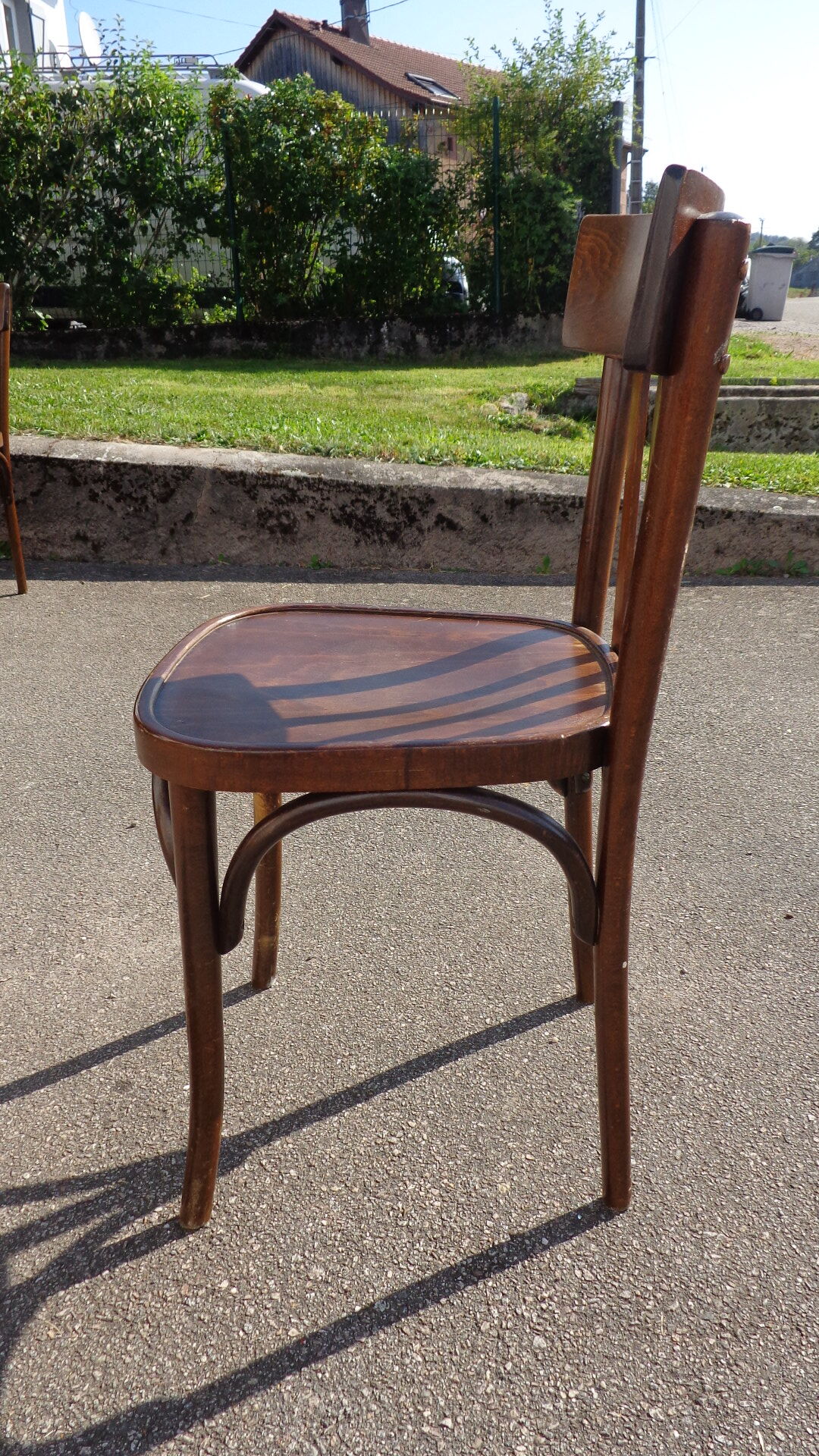 Set of 28 vintage bistro chairs