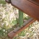 Vintage desk, wooden and metal children's desk, school desk