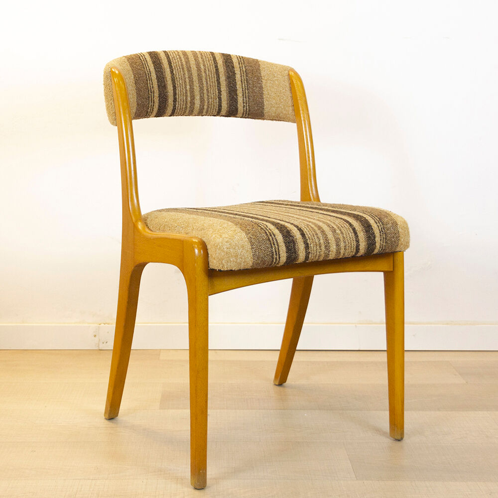 1960's Mid Century French Upholstered Chair
