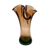 Hana Machovská vase, Borocrystal Nový Bor, Czechoslovakia, 1970s, art glass