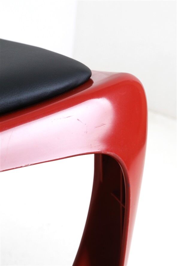Reupholstered Cado / Steen Østergaard “290” / Space Age design / cantilever chair / 1960s / 1970s