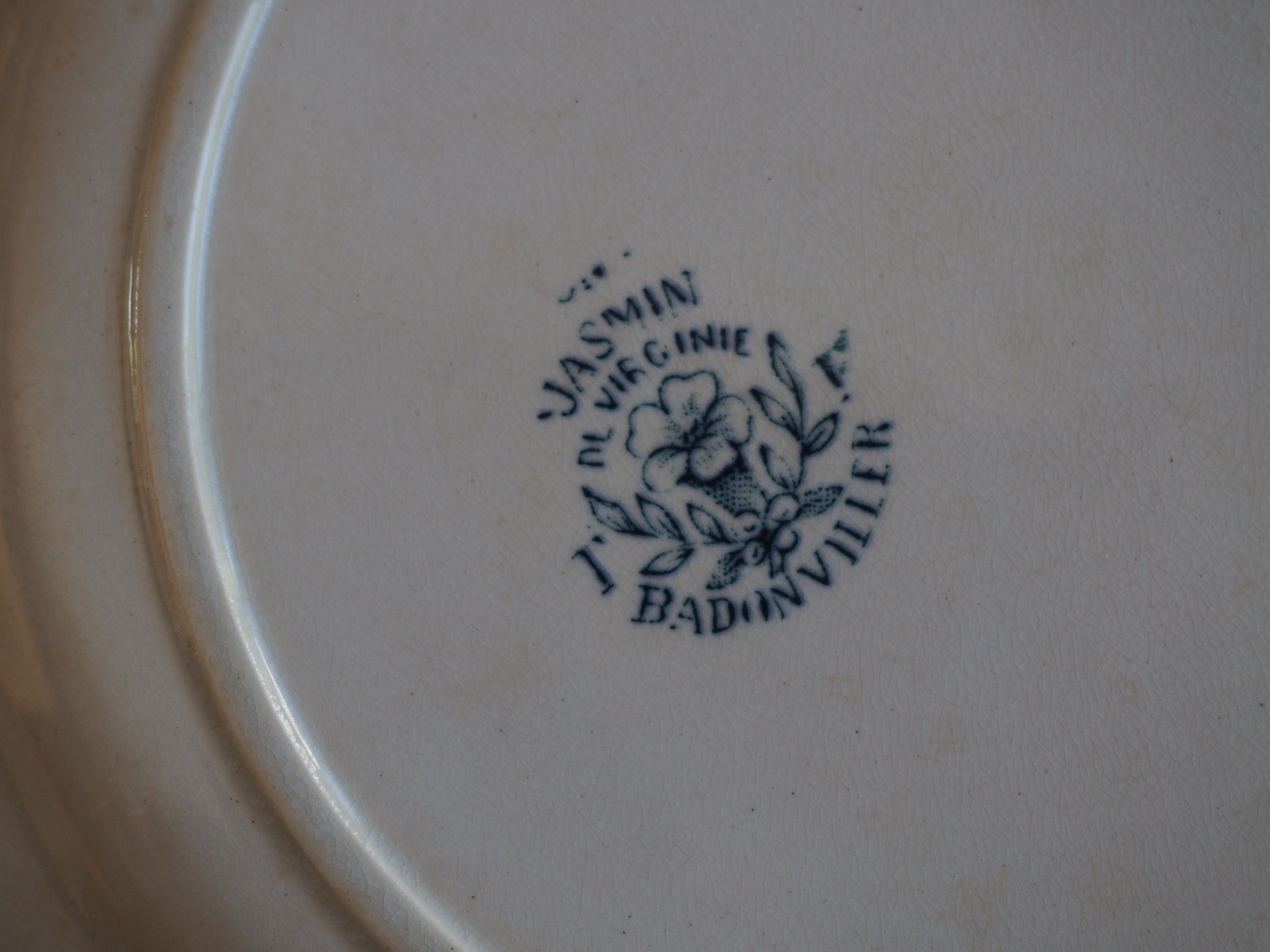 Old Badonviller Plates