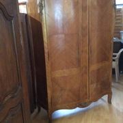 Armoire 2 portes avec placage extérieur et intérieur