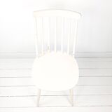 Vintage chaise de soutien off white Mid Century Retro Skandi Scandinavian Kitchen Chair Salle à mang