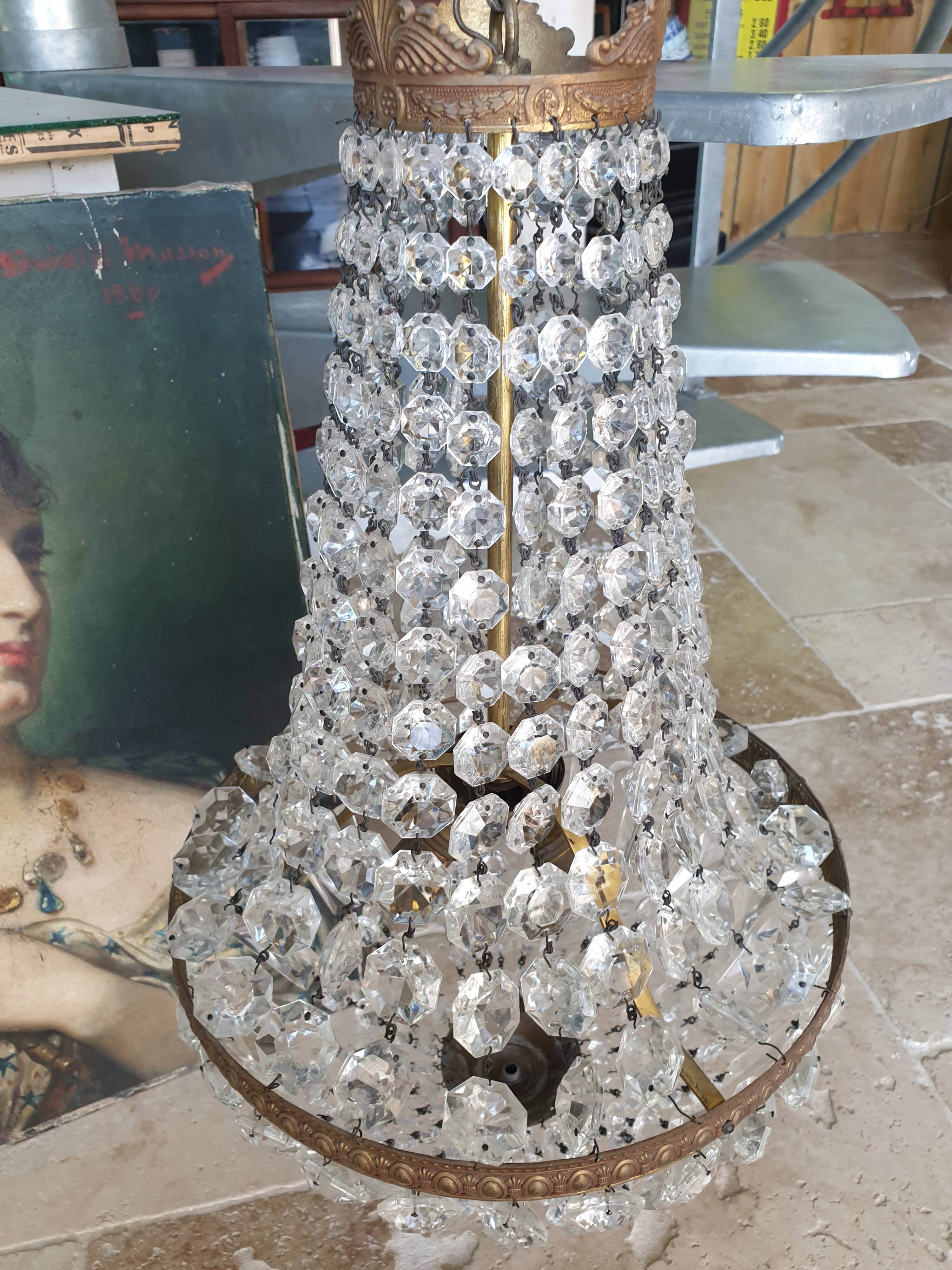 Hot air balloon chandelier