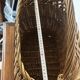 Vintage 1950s wicker basket