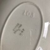 Pair of English earthenware ravines