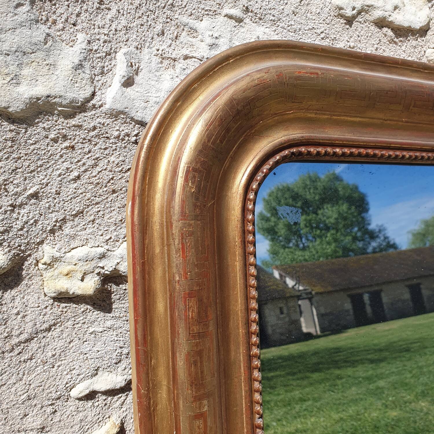 Louis Philippe gilded mirror