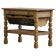 Vintage 1960s Danish oak coffee table, brutalist mid-century, style of Kjærnulf