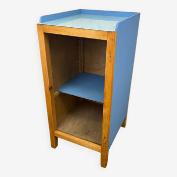 Open storage cabinet