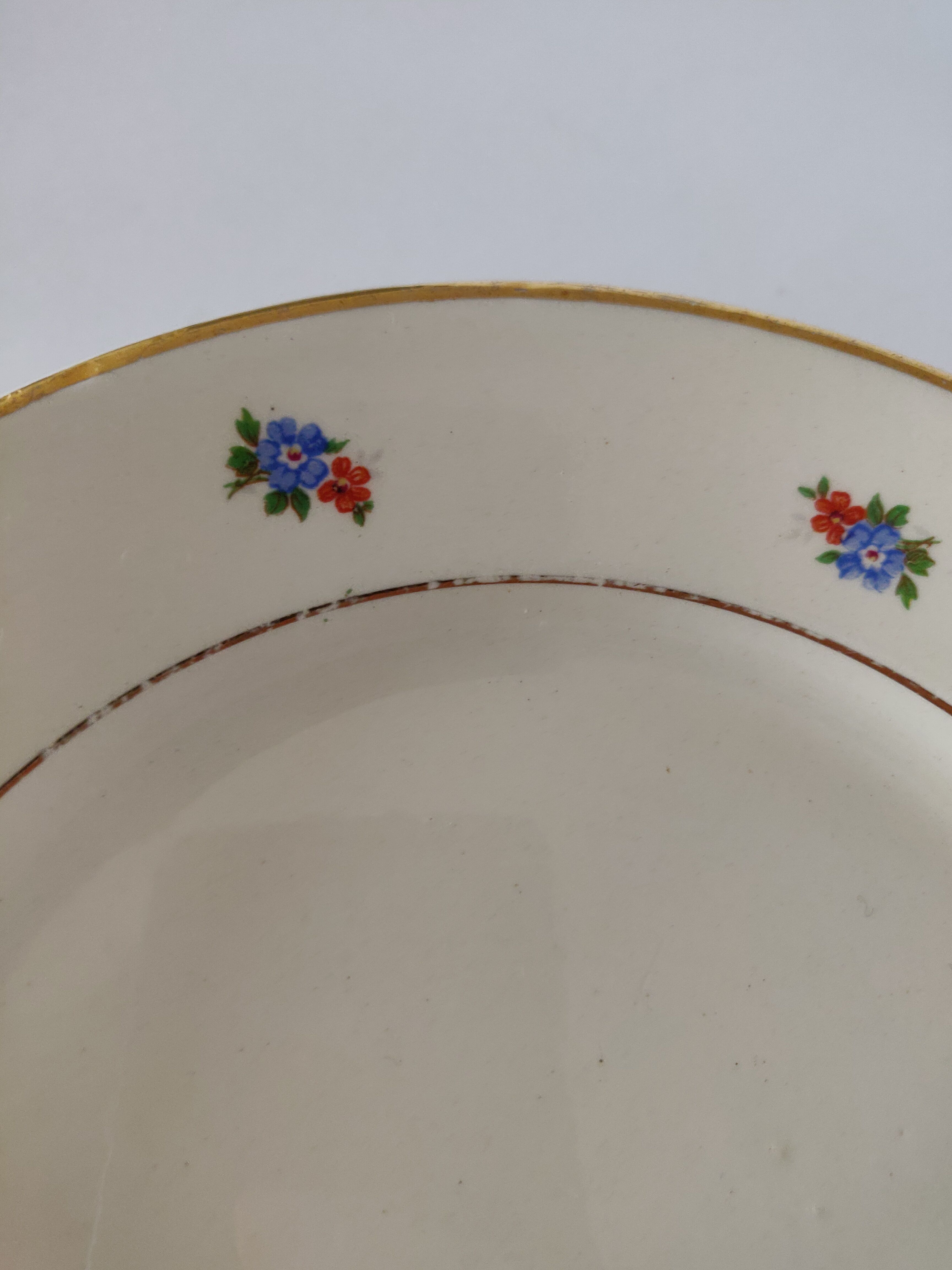 10 Badonviller dessert plates