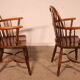 Pair of English Windsor Armchairs