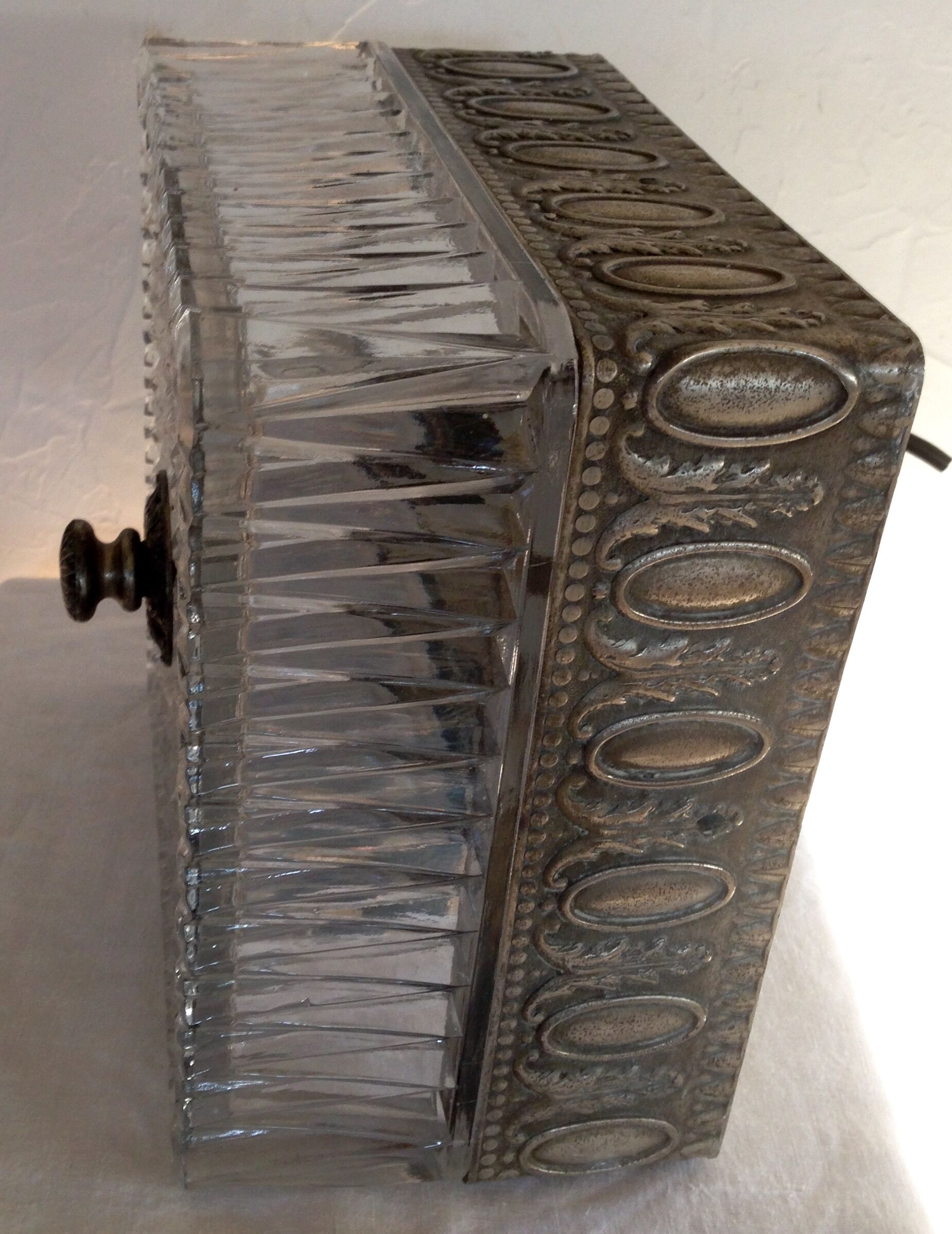 Former square ceiling metal silver crossfire