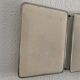 Vintage mirror 1960 triptych ivory barber - 24 x 59 cm