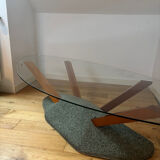 Coffee table by Paolo Deganello, model Artifici from 1985.