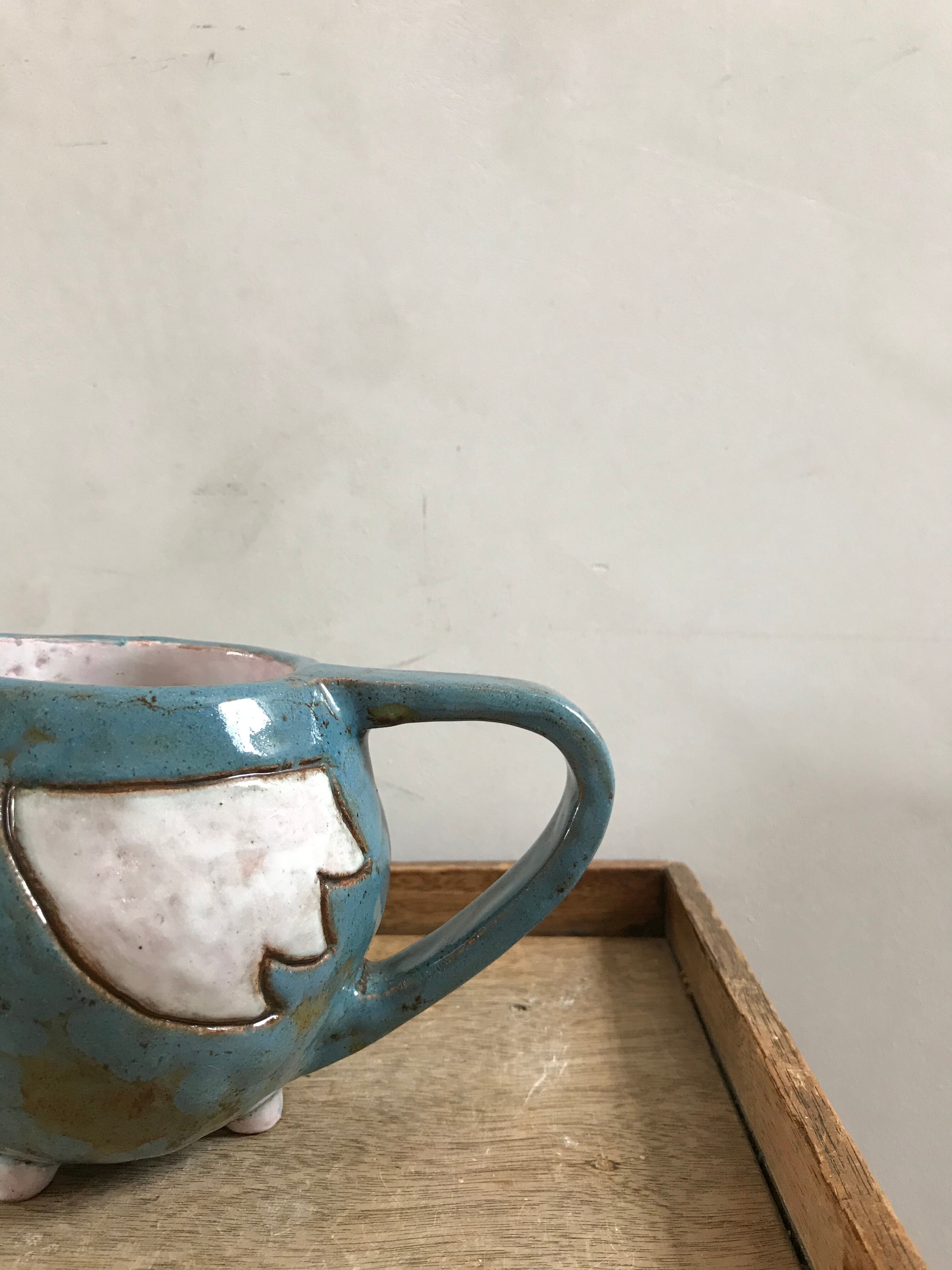Ceramic bird pitcher 1950