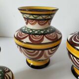 Trio of Saint Jean de Bretagne vases