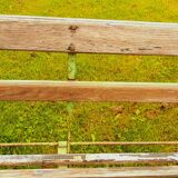 Folding garden bench