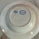 Set of two hollow plates in English porcelain HB