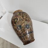 Early 20th century Persian Qajar dynasty pottery vases / bowl / bottle / 1900s