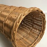 Umbrella holder, braided wicker