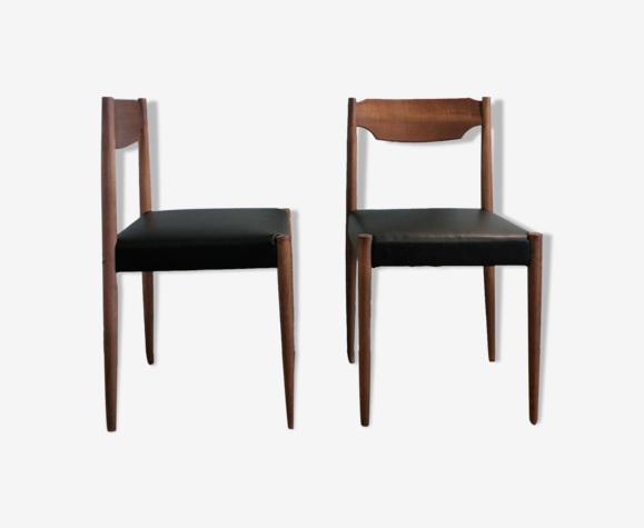 Paire de chaises style scandinave