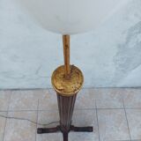 Louis XVI style floor lamp in carved mahogany