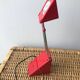 Red IKEA designer lamp from the 80s