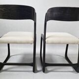 4 Baumann sleigh chairs