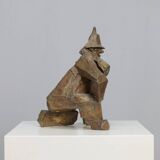 “Starke Jâan” sculpture in welded steel by Louk van Meurs, Netherlands, c. 1970s