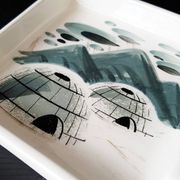 Sascha B. - Vintage ceramic ashtray igloo decor 1950-1960