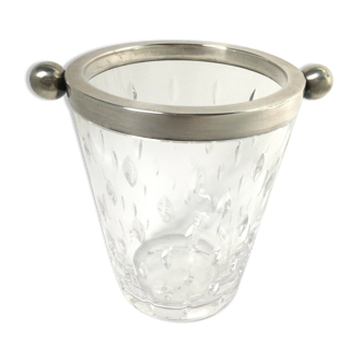 Crystal and solid silver ice bucket 800