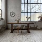 2m elm monastery table