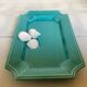 Vide poche coquillages bleu turquoise, Italie