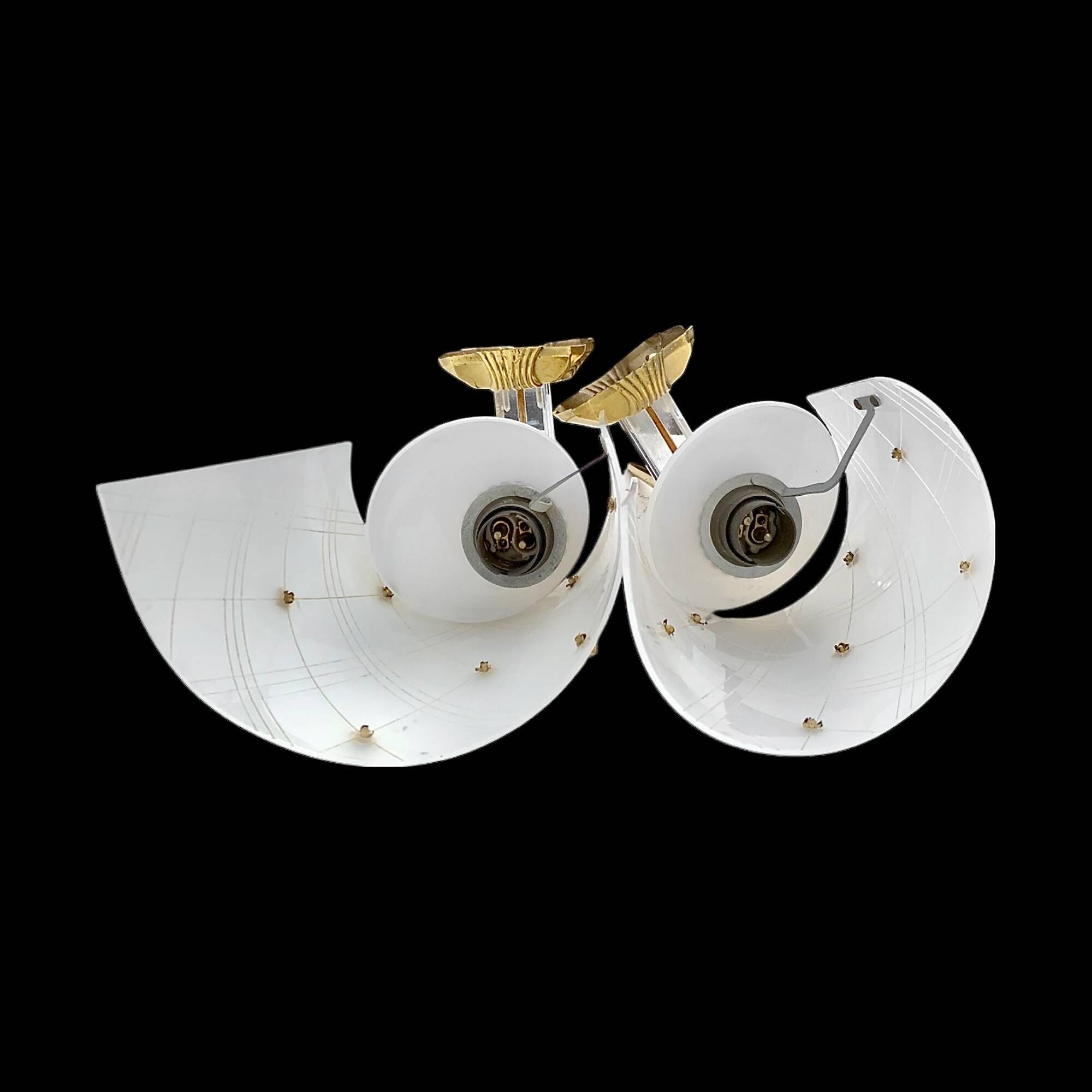 Pair of vintage wall lights – Rockabilly style – 50s/60s