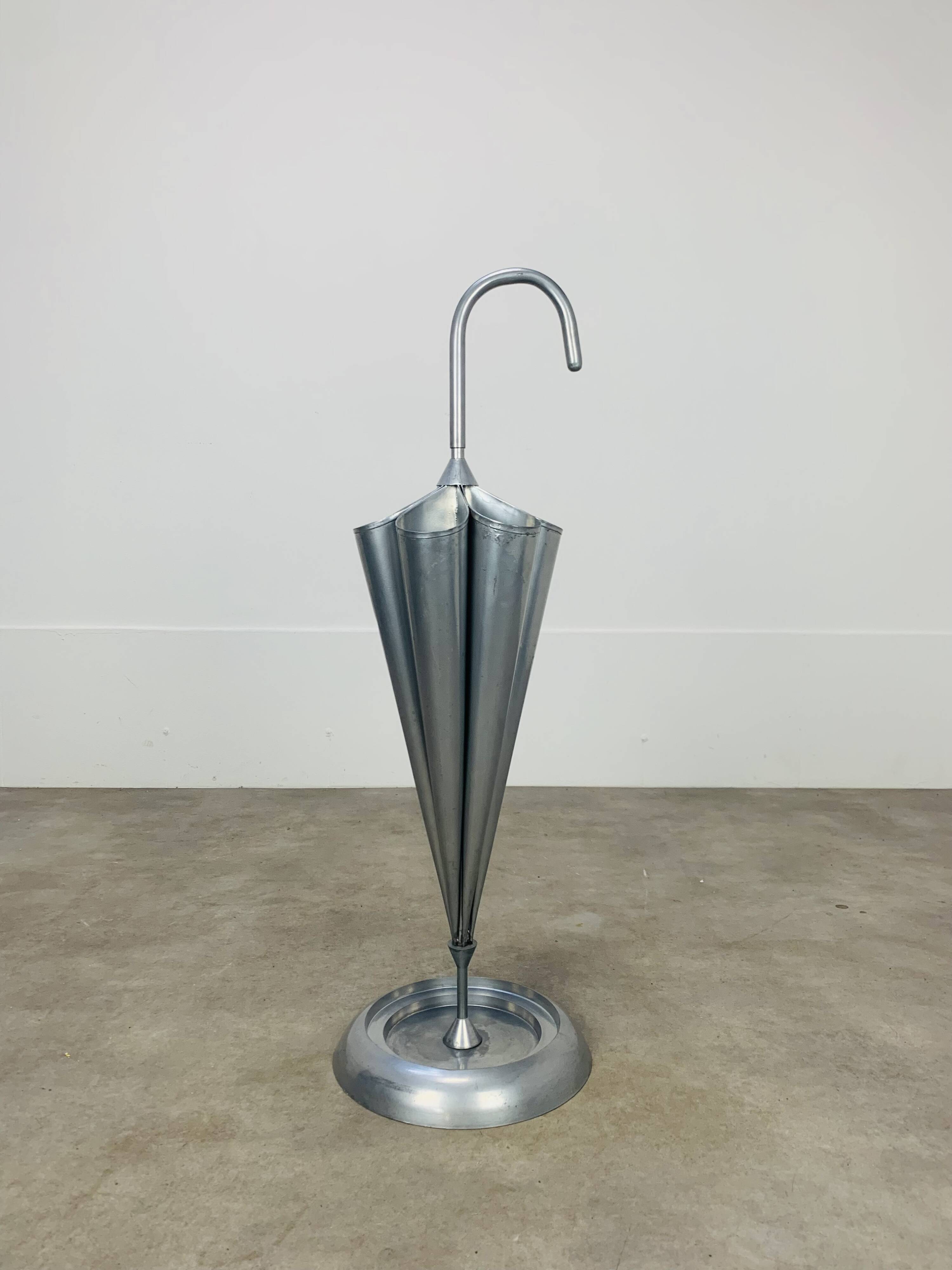 Porte parapluie métal gris 97 cm