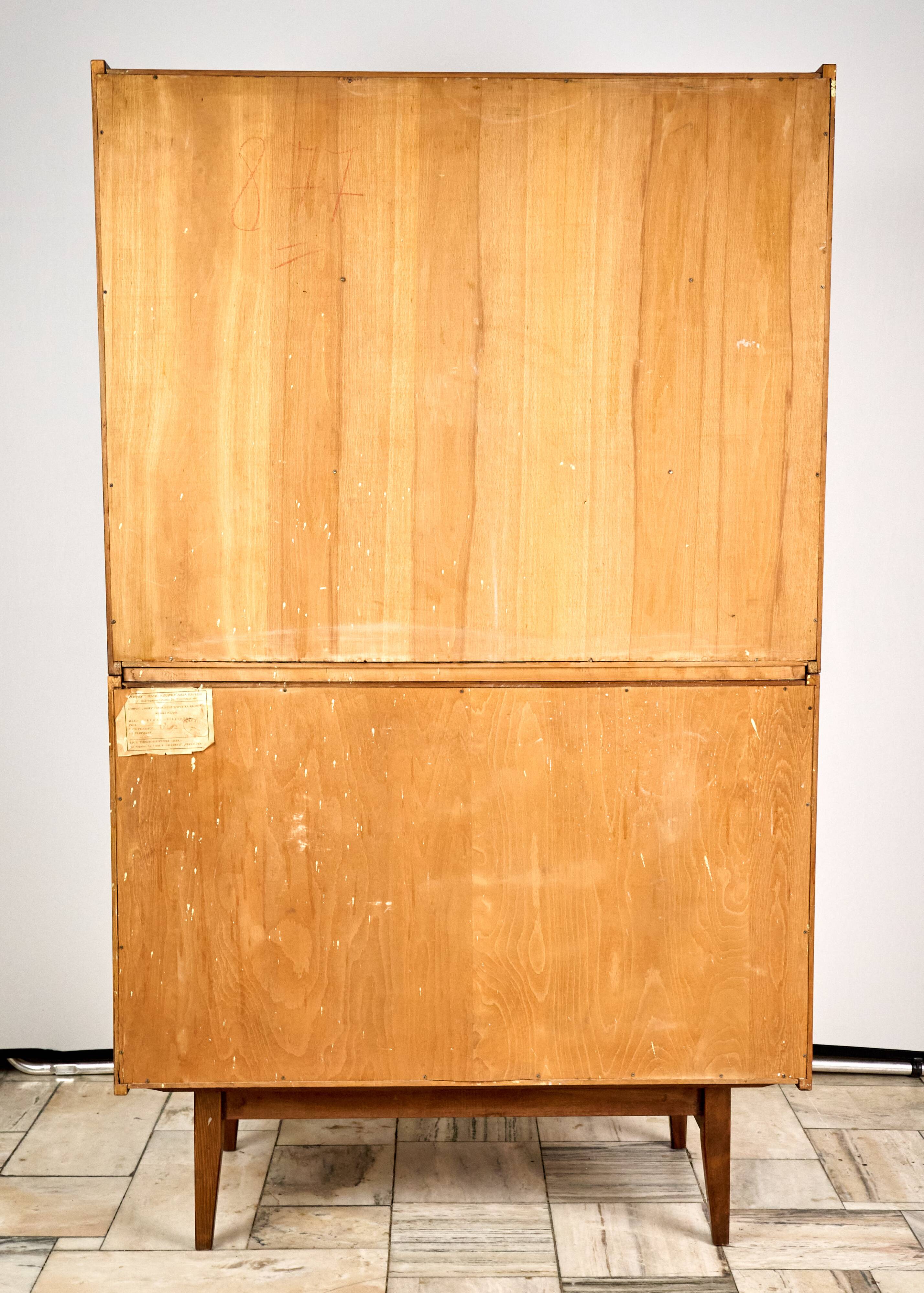 Vintage Bilea Arges Bookcase, 1970s, Romania
