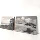 Photos beach la Tremblade black and white 1968