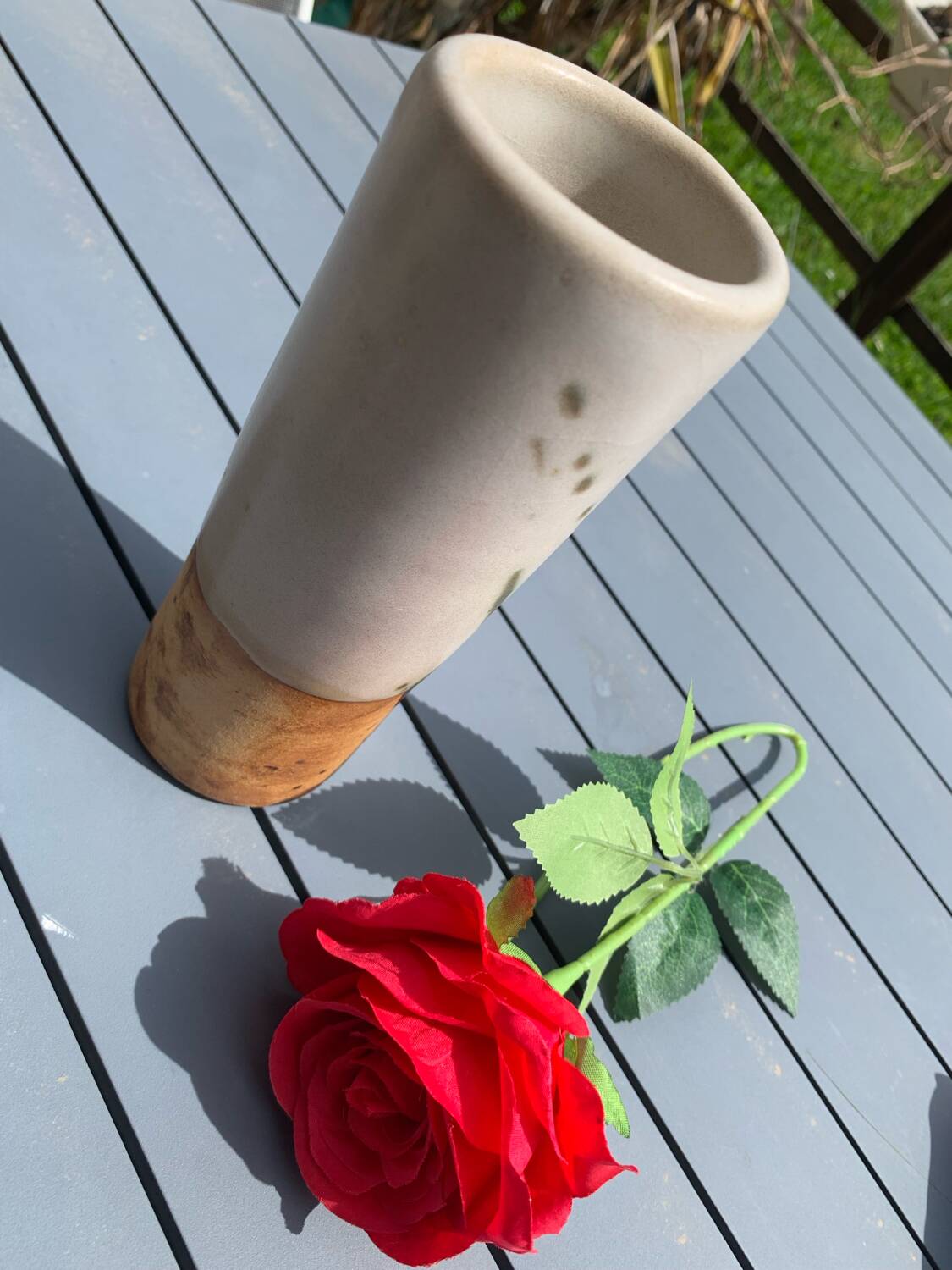 Roll vase from the La Colombe Vallauris portery