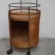 Vintage wicker bar