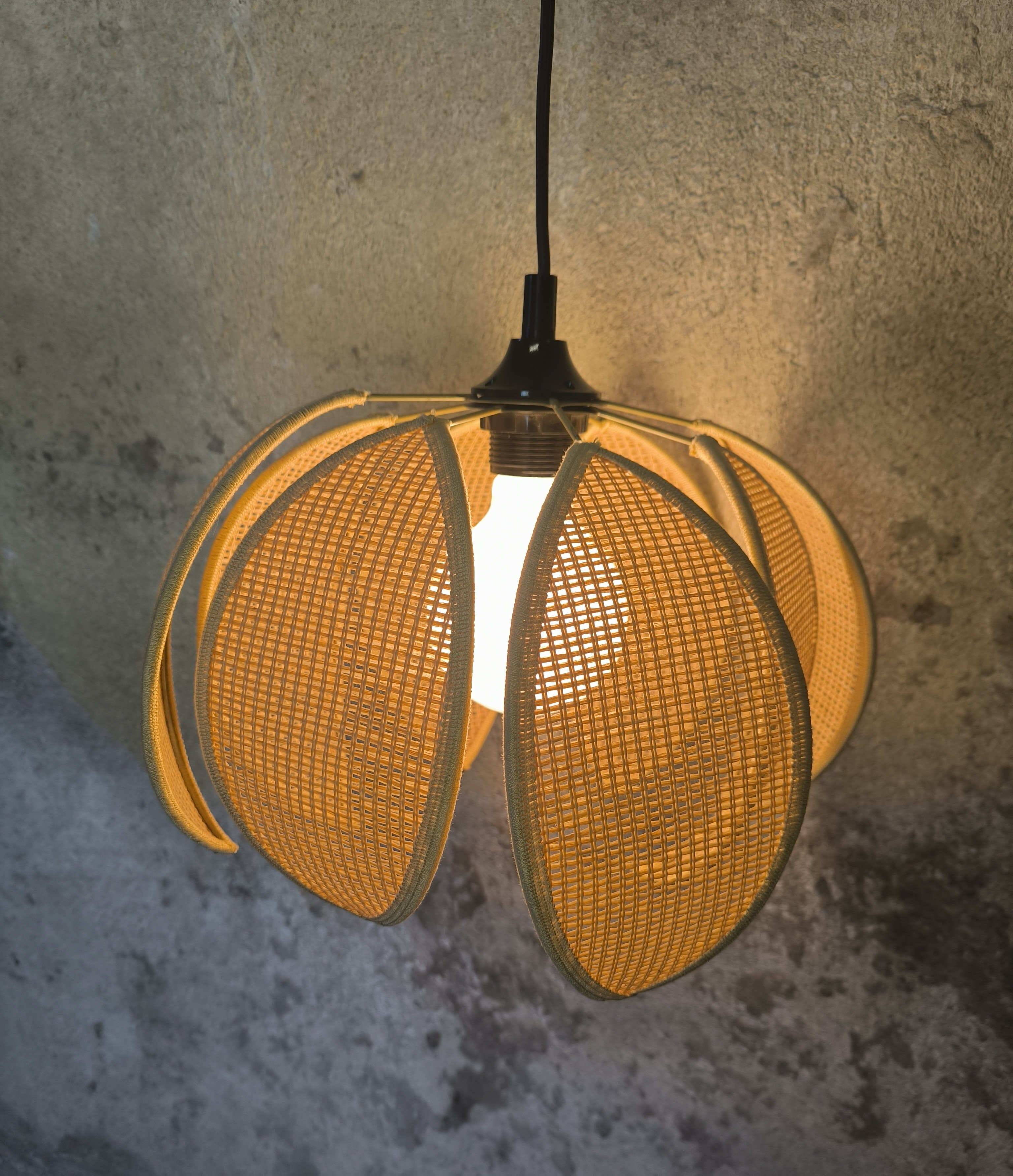 Vintage lotus flower pendant