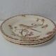 Terre de fer gien 3 assiettes plates provencal