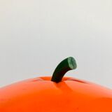 Seau à glace orange en plastique des années 1970