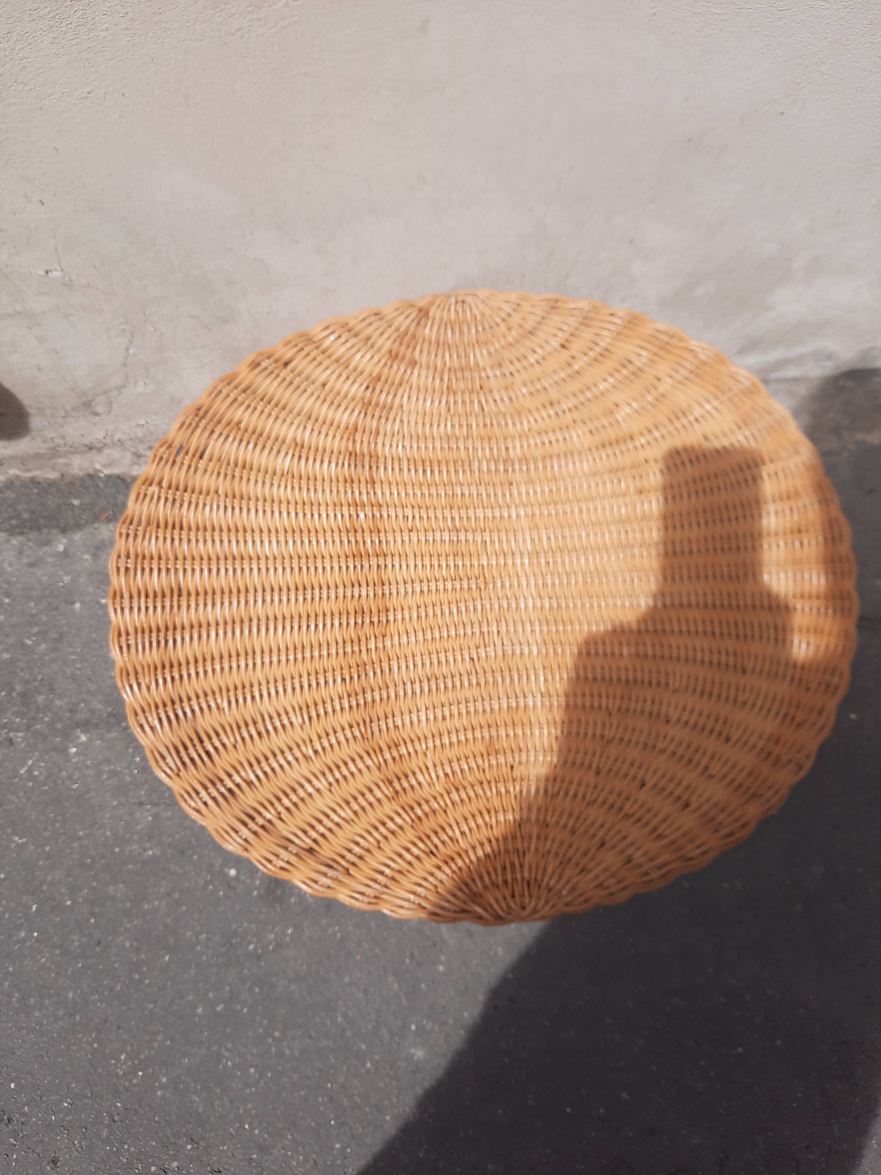 Rattan coffee table
