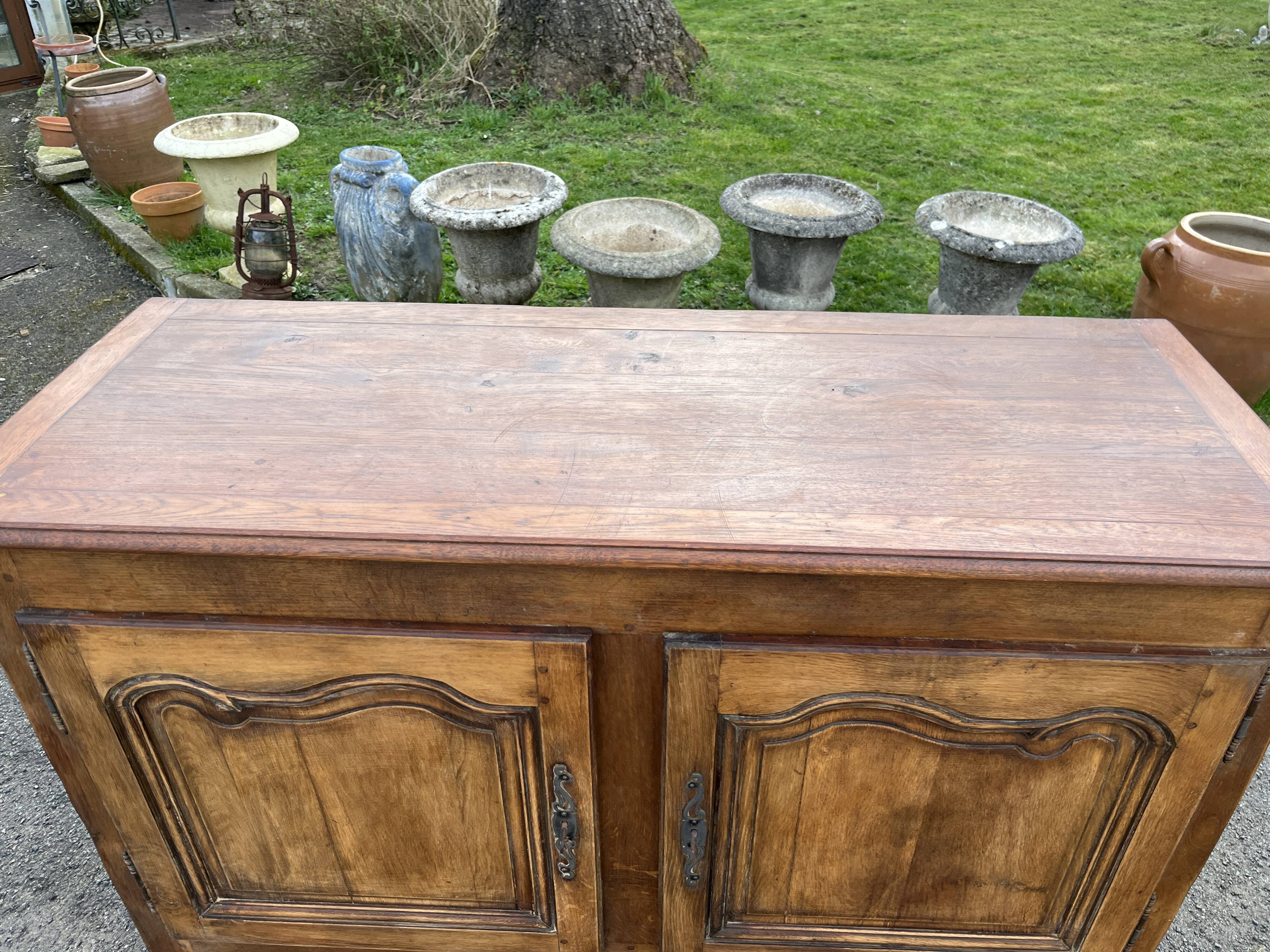 Authentic country oak sideboard