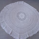White round tablecloth