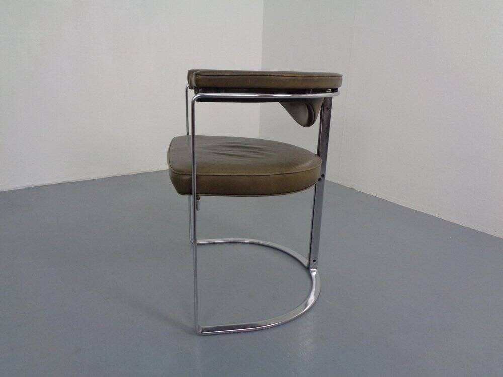 Mocdl 6911 Armchair in Leather by Horst Brüning for Kill International, 1968