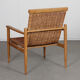 Fauteuil vintage en osier édité par Uluv, 1960