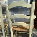 Pair of mulched armchairs Provence